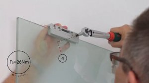 Система для стеклянных раздвижных систем Herkules Glass  Монтаж