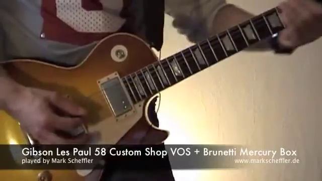 Gibson Les Paul 58 VOS+ Brunetti Mercury Box - Rock Impro (Mark Scheffler) смотреть онлайн