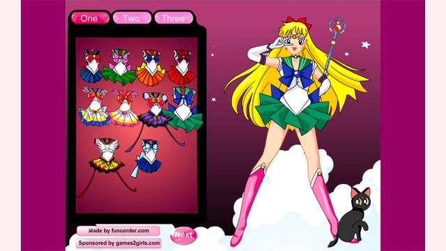 How to play Sailor Moon Dressup game | Free online games | MantiGames.com смотреть онлайн