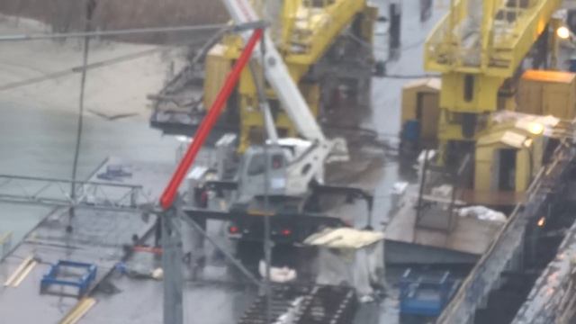 Видеорепортаж строительства нового Ворошиловского моста от 24.12.2014г. смотреть онлайн