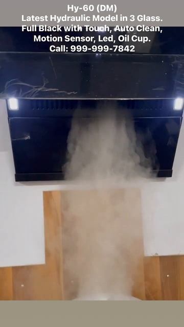 Hy-60 (DM)Latest Hydraulic Chimney Model in 3 Glass.Full Black for more details Call: 999-999-7842 смотреть онлайн
