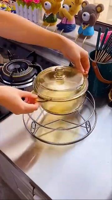 家里的锅乱放的，一定要入手这个不锈钢锅架，大锅小锅都能放置#厨房好物#好物#蒸笼架#不锈钢锅架 смотреть онлайн