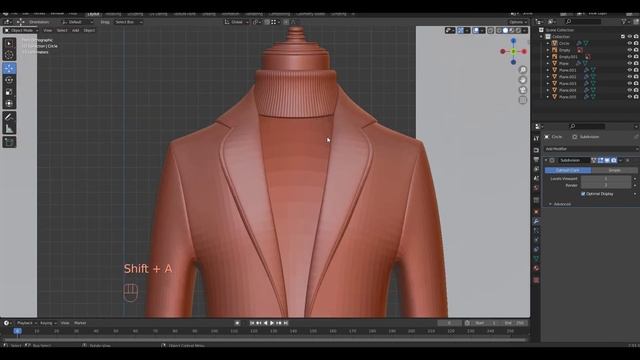 3d Modeling Coat For Men Palto 3d Modeling Yasash Jarayoni (timelapse)