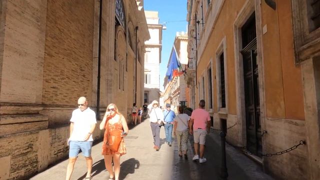 Fountain of Neptune Rome [5K ULTRA HD] - Piazza Navona to Pantheon - Roman Street - Rome, Italy 🇮🇹 смотреть онлайн