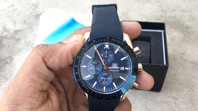 BENYAR BY-5140M Watch - Amazing Blue Color смотреть онлайн