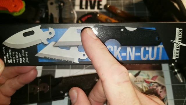 COLD STEEL CLICK N CUT UTILITY RAZOR SYSTEM смотреть онлайн