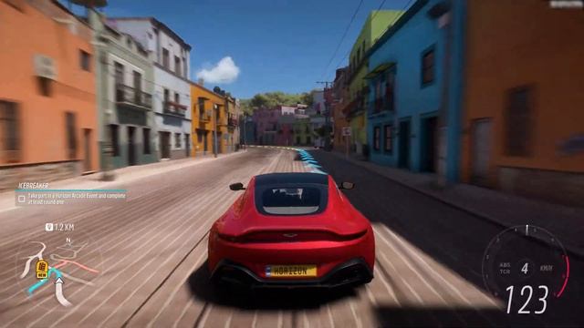 Forza Horizon 5, Aston Martin Vantage 2020 - Logitech G29, Gtx1080ti Ultra Presets 4K. смотреть онлайн