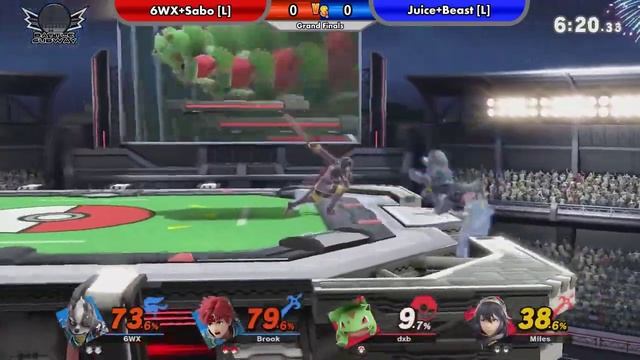 Battle Subway - 6WX + Sabo vs Juice + Beast - Grand Finals - SSBU смотреть онлайн