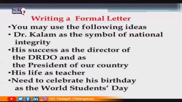 10th Class English || Letter Writing & Editing || School Education || April 09, 2021 смотреть онлайн