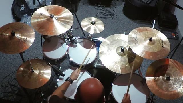 Soloing On My Gorgeous Teal Blue Fade Mapex Saturn And #ometecymbals