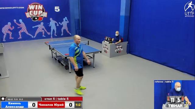 16:30 Кемень Александр 3-2 Чикалов Юрий cтол 5 ЮГ- 3 13.02.22 смотреть онлайн