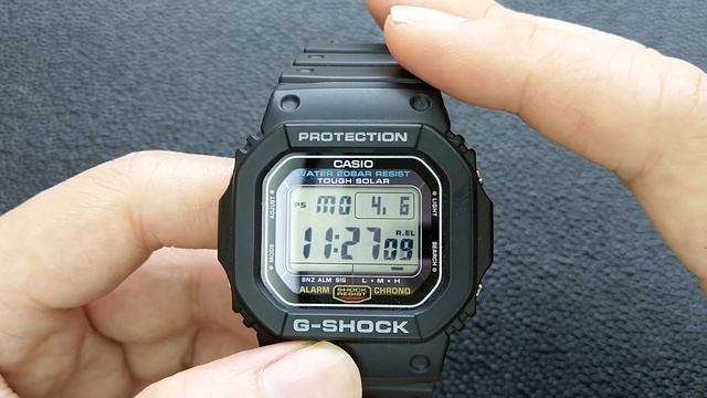 Casio G-Shock G-5600E - A Solar Powered Square G-Shock