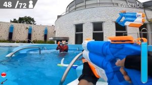 Nerf War | Water Park & SPA Battle 15 (Nerf First Person Shooter)