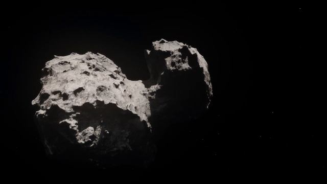 Animated view of comet 67P/Churyumov–Gerasimenko смотреть онлайн