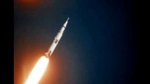 Полёт ракеты Сатурн 5 / Flight of Apollo Saturn V