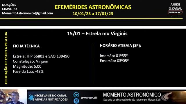 10 a 17/01/23- Especial: como e quando será a possível observação do Cometa C/2022 E3 ZTF e muito + смотреть онлайн