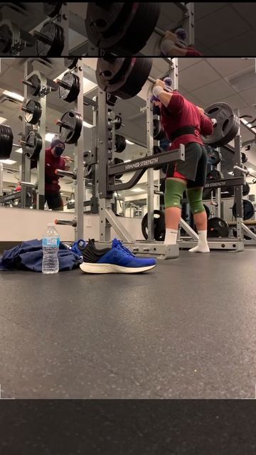 455x3 Squat @185 lb body weight смотреть онлайн