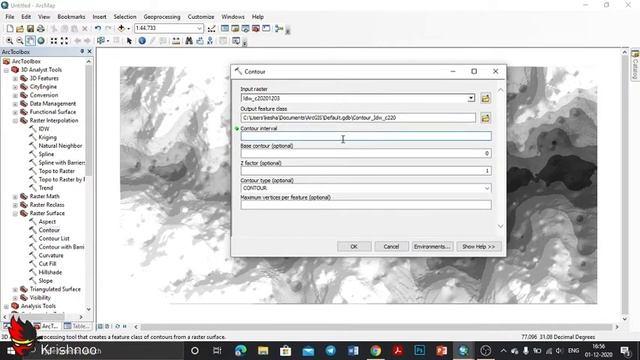 How to make contour lines in arc gis by using google earth pro complete tutorial ( in hindi) смотреть онлайн