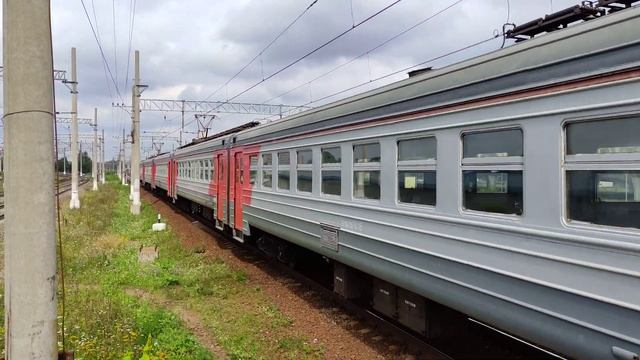 Электропоезд ЭД4М-0070 на обкатке, о.п. Ленинский Проспект, г.СПб, 03.08.2023г.(4K UHD) смотреть онлайн