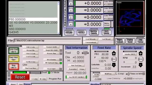 MACH 3 CNC CONTROL SOFTWARE TUTORIAL 3 OFFSETS HOMING & LIMITS смотреть онлайн