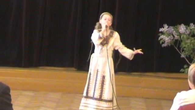 Кристина Корзун (10 лет). Веснавыя званы. смотреть онлайн