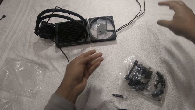 MasterLiquid ML120L V2 RGB Cooler Master PC Cooling system Unboxing смотреть онлайн