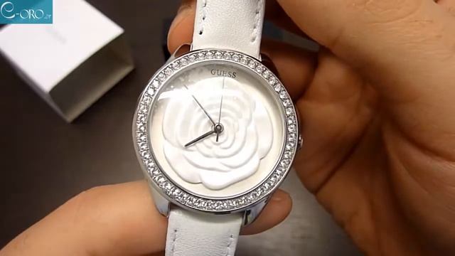GUESS White Strap Ladies Watch W75043L1 - E-oro.gr смотреть онлайн