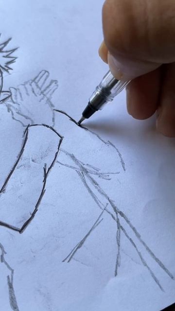 megumi fushiguro drawing ✨ || gojo drawing || anime drawing #art #jujutsukaisen #anime #drawing смотреть онлайн