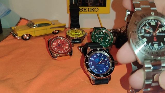 vostok :vi mostro la mia collezione parte 1⃣ Komandirskie, anfibia, boctok 🔝🔝🔝 смотреть онлайн