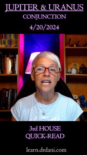 3rd House: Jupiter&Uranus Conjunct 4/20/24 #constellationalastrology #jupiteruranus #houses