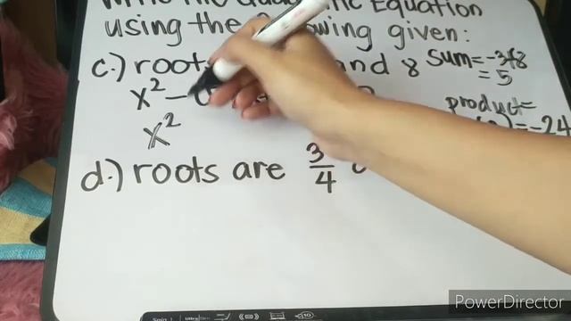 Deriving Quadratic Equation Tutorial