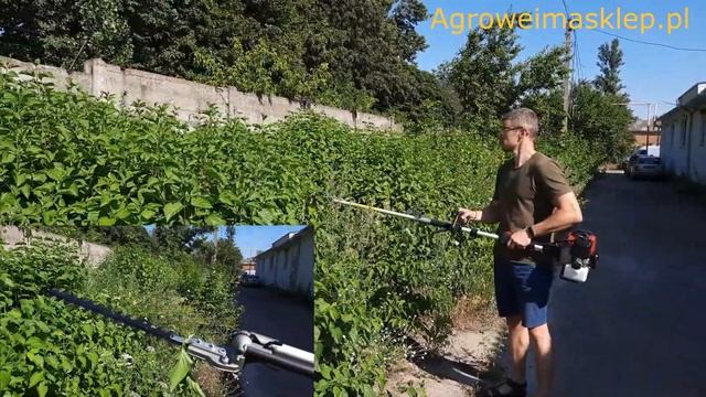 Kosa spalinowa GrünweltGW-44-5A. 5 elem. смотреть онлайн