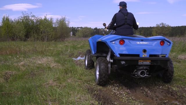 ЧУТЬ НЕ УТОНУЛ! ПЛАВАЮЩИЙ квадроцикл Quadski | Обзор Амфибия Gibbs Quadski смотреть онлайн