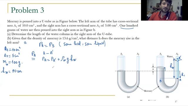 Problem 3 Pressure and Fluid Statics смотреть онлайн