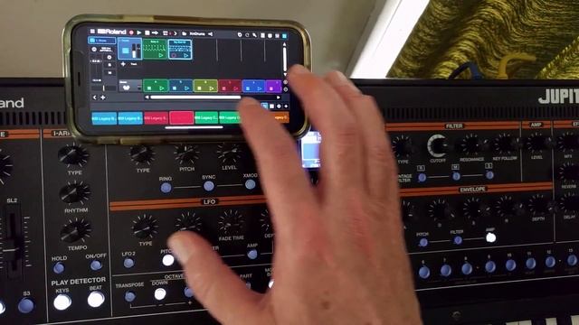JUPITER-Xm and Roland Zenbeats for drums смотреть онлайн