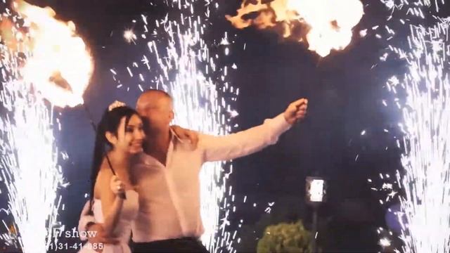 Горящие инициалы и сердца на свадьбу | Ростов| GOF Show