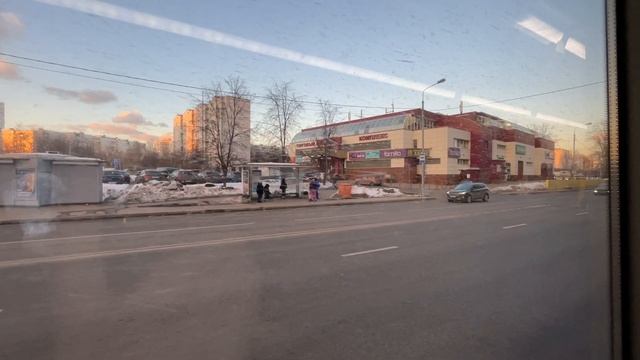 Поездка по 541 маршруту от «ст.м.Каширская» до «ст.м.Братиславская» на МАЗ 203.069 смотреть онлайн