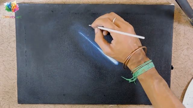 How to Draw Comet - Easy Comet Drawing [ Step by Step ] смотреть онлайн