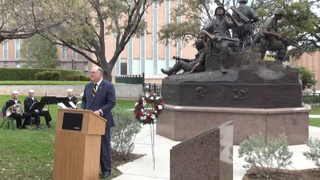 Texas Vietnam Veterans Wreath Laying Austin Navy Week 2017 смотреть онлайн