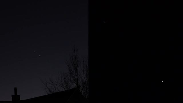 Saturn Nearing Jupiter, December 10, 2020 - Canon Ra & R Cameras смотреть онлайн