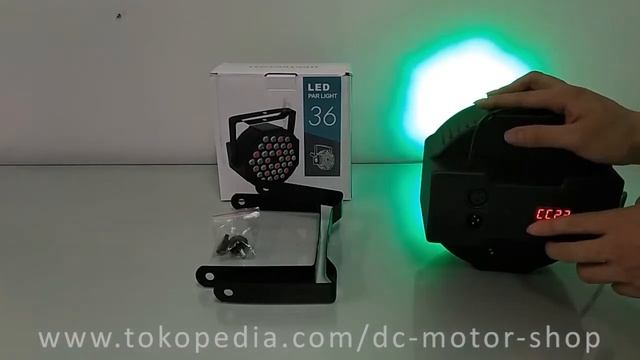 Review Par Light 36 LED RGB Mini Flat Stage /Lampu Panggung /LED MINI PAR 36W Support DMX смотреть онлайн