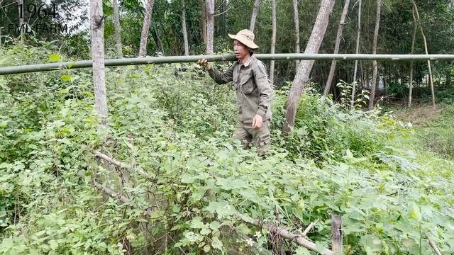 Start a Farm: Get materials to build a bamboo house, catch fish and grill to eat at the large lake смотреть онлайн
