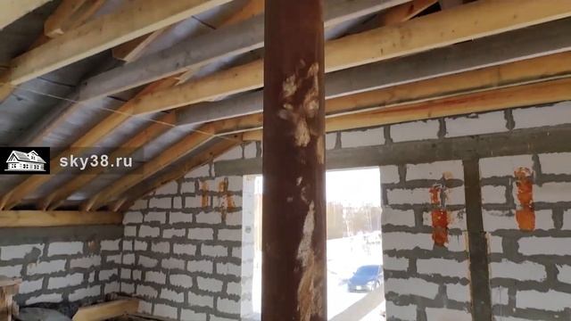 Дом из газобетона 12х14м, Братск 24 смотреть онлайн