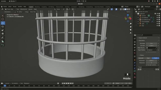 La cage, Blender смотреть онлайн
