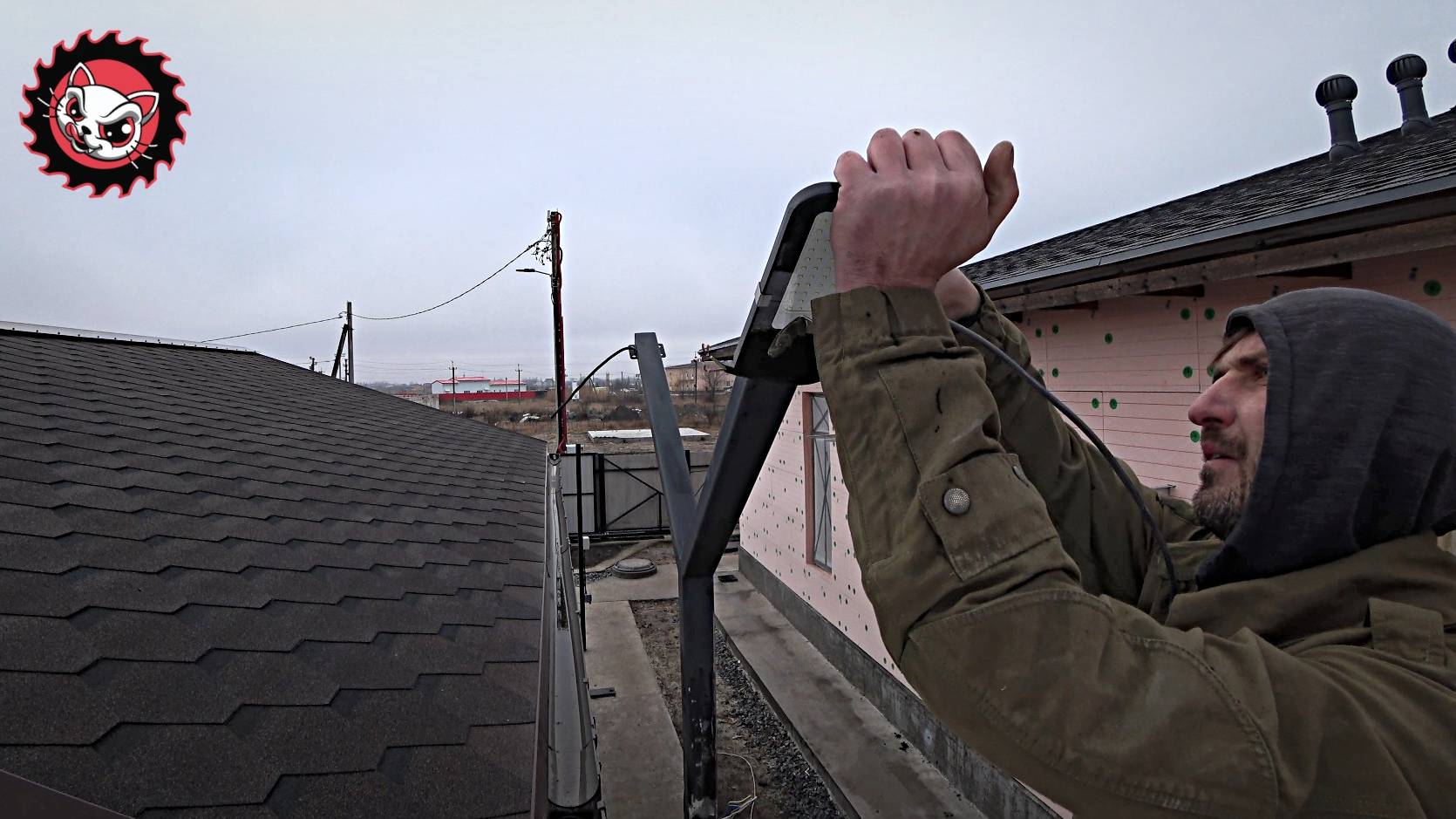 Электрика и освещение территории частного дома. смотреть онлайн