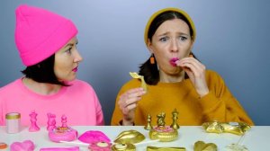 Золотая Еда или Розовая Еда? Челлендж от Пико Поки