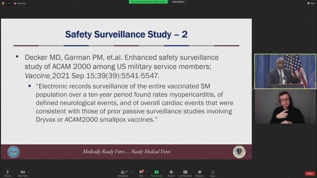 NVAC | September 2022 | Monkeypox Vaccine Safety Review Panel and Evaluating Evidence Presentation смотреть онлайн