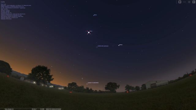 COMO ENCONTRAR AL COMETA NEOWISE EN ARGENTINA- HEMISFERIO SUR