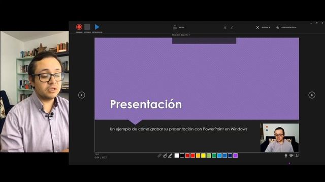 Instrucciones para grabar una presentación en Windows con PowerPoint смотреть онлайн