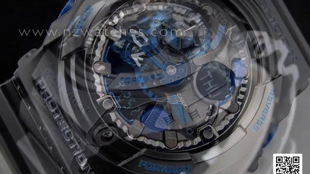 Casio G-Shock Black Blue 30th Anniversary Ltd Watch GA-303B-1A, GA303B смотреть онлайн